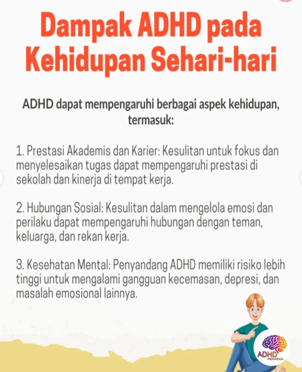 ADHD dan Hubungan Sosial Anak di Lingkungan Sekolah di Kabupaten. Manokwari Selatan