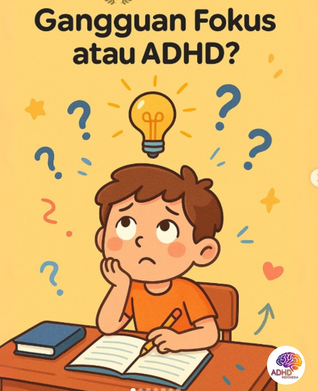 ADHD dan Kesulitan Fokus Anak: Edukasi untuk Keluarga di Kabupaten. Manokwari Selatan