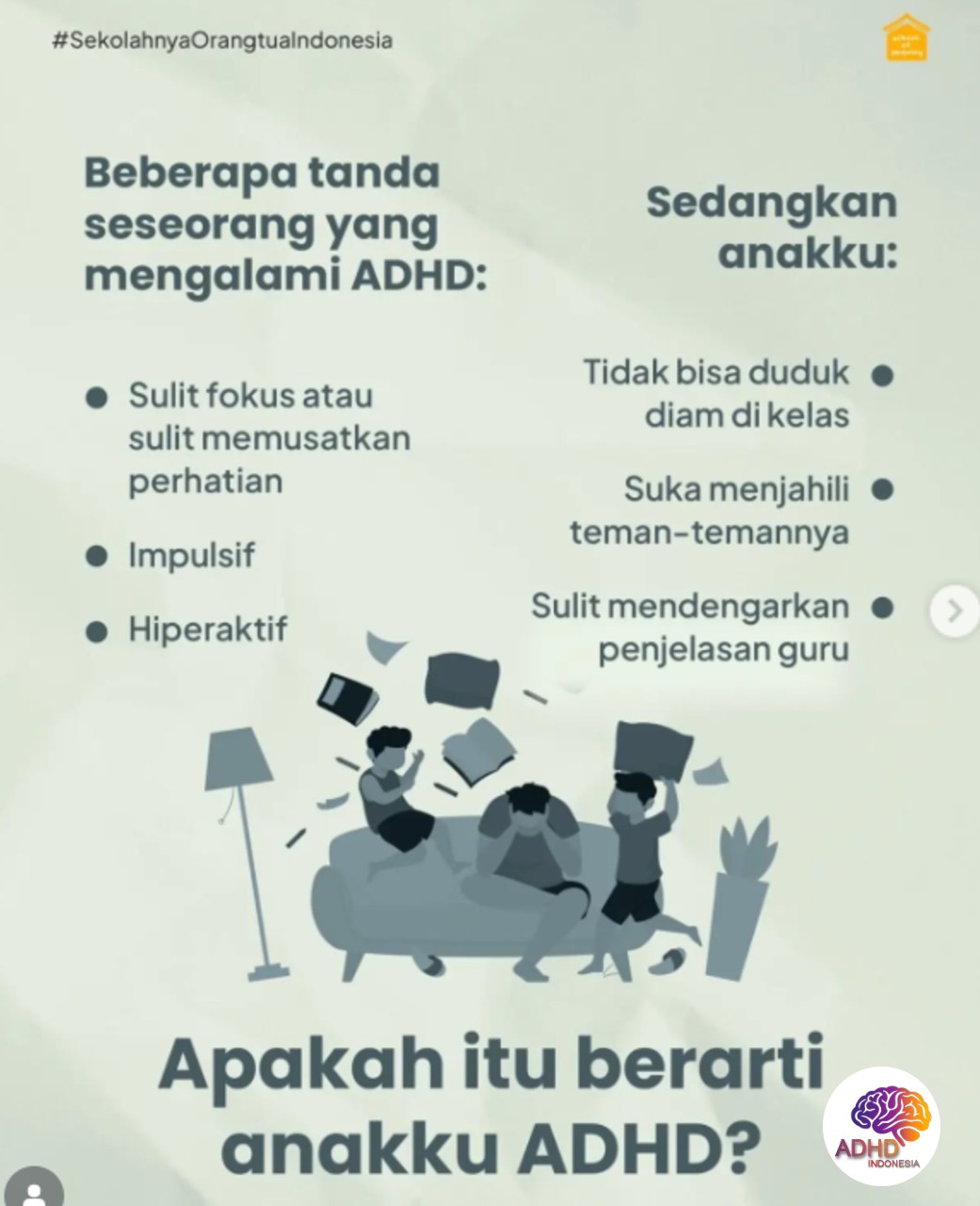 Ciri dan Gejala ADHD pada Anak Usia Dini di Kabupaten. Manokwari Selatan