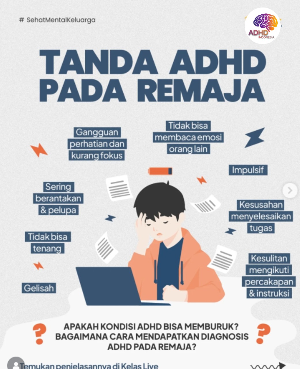 Screening ADHD Non-Diagnostik: Edukasi Awal bagi Orang Tua di Kabupaten. Manokwari Selatan