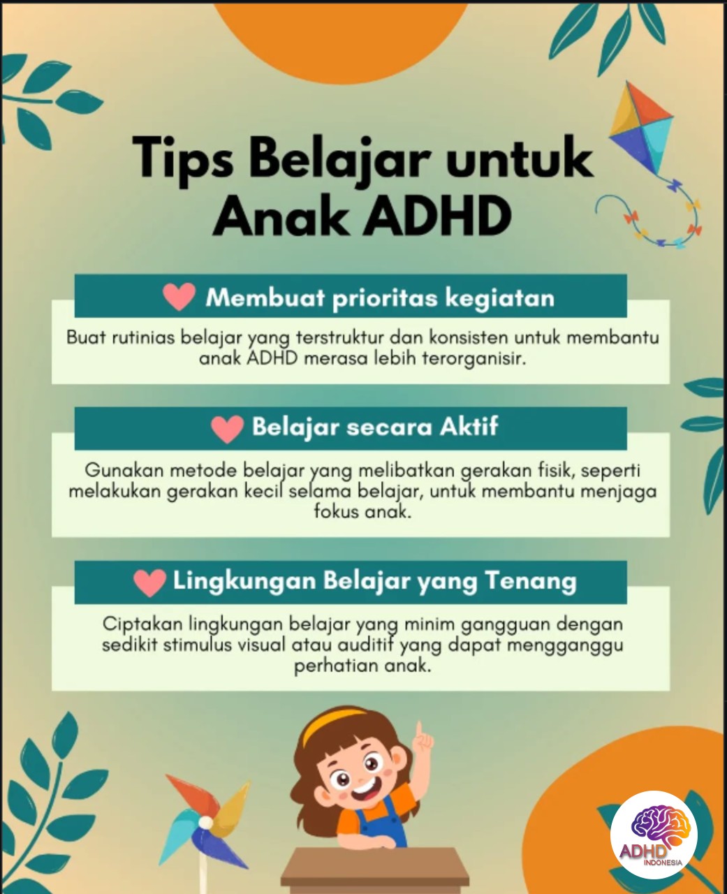 Strategi Belajar yang Cocok untuk Anak ADHD di Kabupaten. Manokwari Selatan